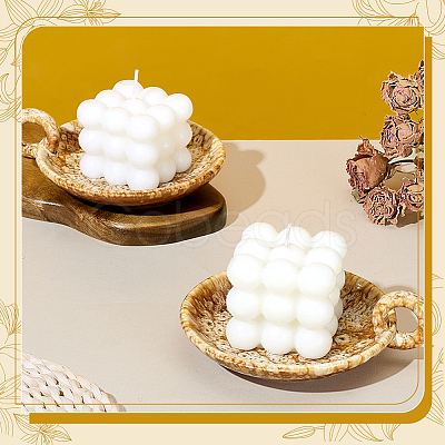 2Pcs Porcelain Candle Holders DJEW-PH0001-86A-1