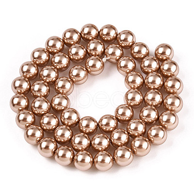 Glass Pearl Beads Strands HY-G002-01D-06-1