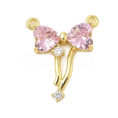 Rack Plating Brass Cubic Zirconia Pendants KK-Z074-71G-02-1