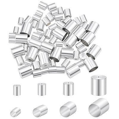 80Pcs 4 Styles Brass Cord Ends KK-BBC0025-66-1