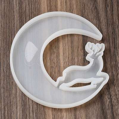 Moon DIY Silhouette Silicone Molds DIY-F148-02B-1