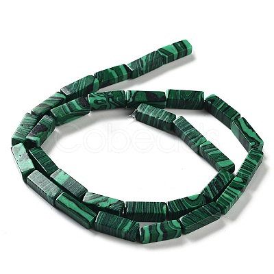 Synthetic Malachite Beads Strands G-F631-E30-1