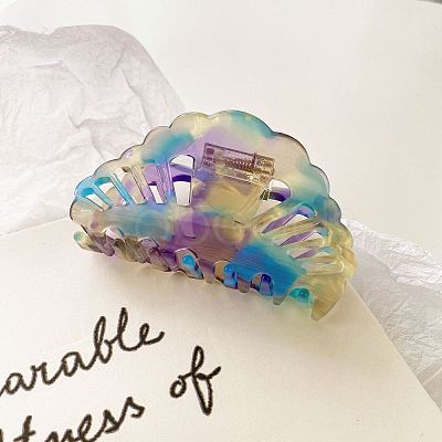Cellulose Acetate(Resin) Claw Hair Clips OHAR-PW0003-034G-1