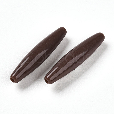 Opaque Acrylic Beads OACR-M015-14B-1