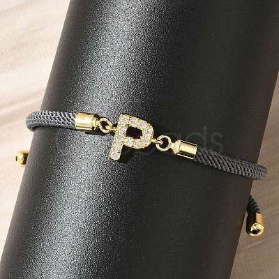 Adjustable Nylon Cord Bracelets BJEW-C096-01G-16-1