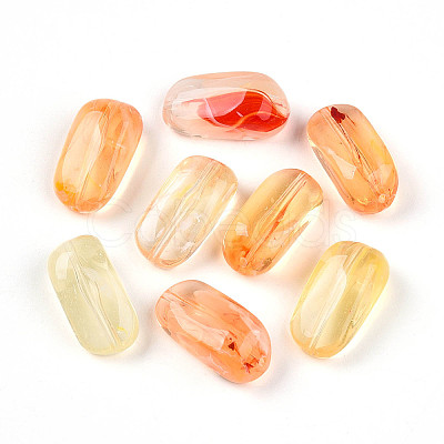 Transparent Acrylic Beads TACR-T028-36E-1