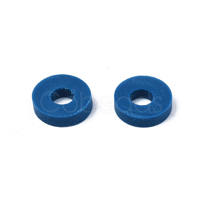Handmade Polymer Clay Beads Strands CLAY-R089-6mm-010-1