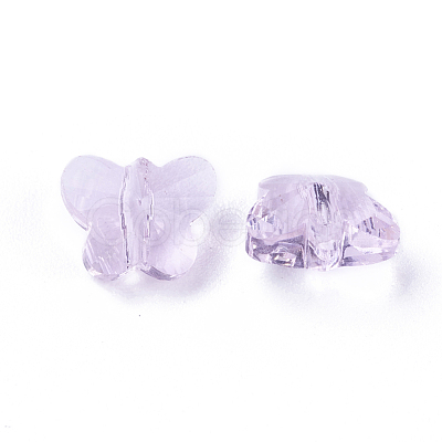 Transparent Glass Pendants X-GLAA-P037-02B-M-1