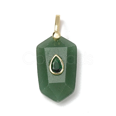 Natural Green Aventurine Pendants GG-CBA5FCC-01G-05-1