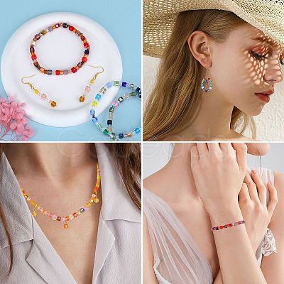 2 Bags Imitation Artificial Crystal Glass Beads GLAA-SZ0001-95C-06-1