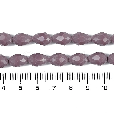 Opaque Solid Color Beads Strands EGLA-N013-P8mm-D09-1