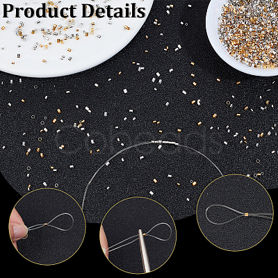 4500Pcs Brass Crimp Beads KK-PA0001-12-1