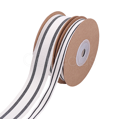 2 Rolls 2 Styles Cotton Ribbon OCOR-ME0001-99B-1
