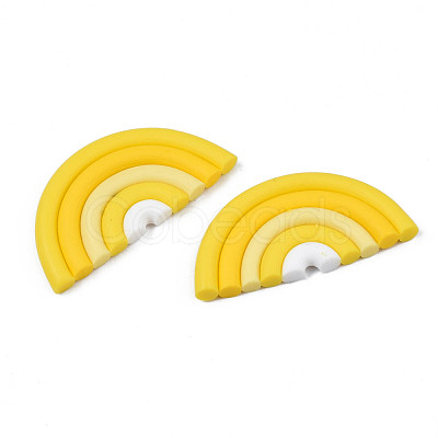 Handmade Polymer Clay Cabochons CLAY-N010-030-08-1