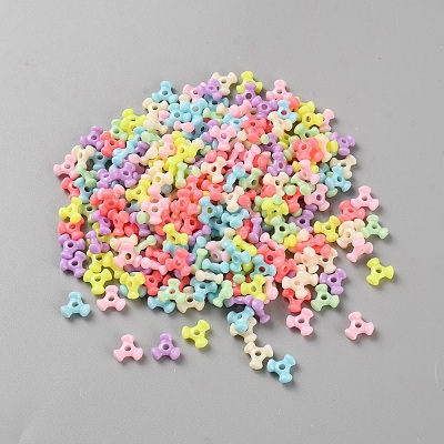 7142Pcs Opaque Acrylic Beads FIND-WH0152-730A-1