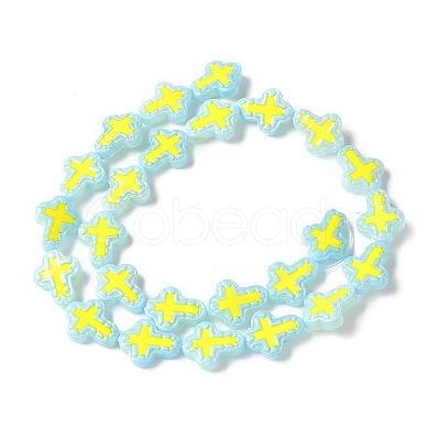 Baking Paint Glass Enamel Beads BLOW-D300-06M-1