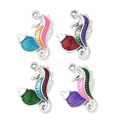 Alloy Enamel Pendants FIND-C087-07P-1
