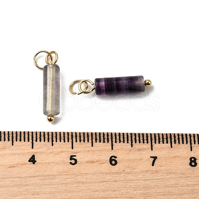 Natural Fluorite Pendants X-STAS-C120-01G-05-1