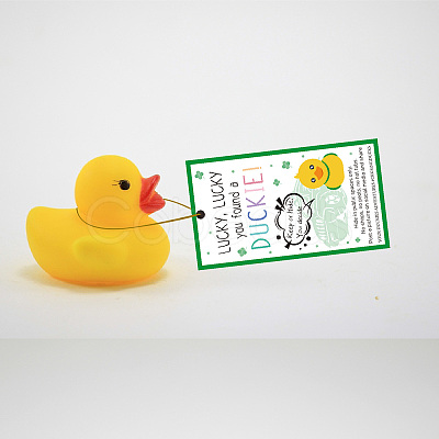 CREATCABIN 50Pcs Duck Theme Paper Card AJEW-CN0001-98I-1