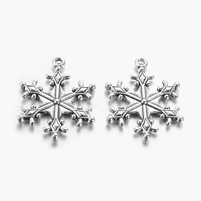 Zinc Tibetan Style Alloy Pendants TIBEP-12740-AS-FF-1