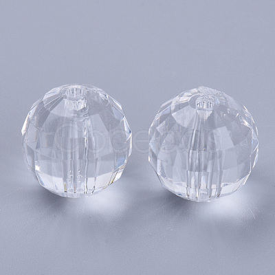 Transparent Acrylic Beads TACR-Q254-14mm-V01-1