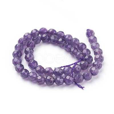 Natural Amethyst Beads Strands L-G-C073-6mm-3-1