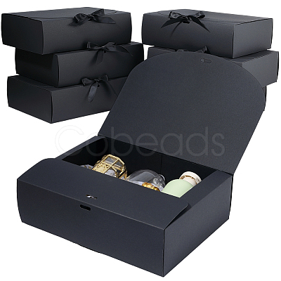 Folding Paper Gift Boxes with Ribbon CON-WH20001-11D-02-1