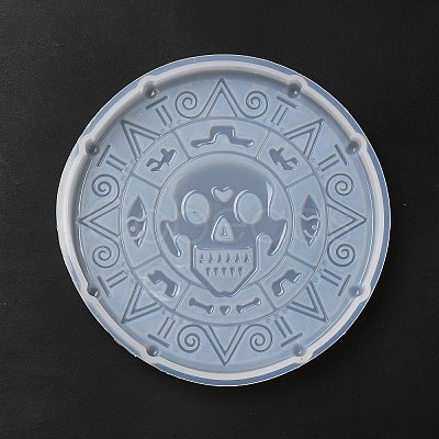 Halloween Theme Silicone Cup Mat Molds DIY-E066-01-1