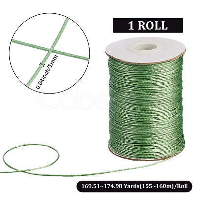1 Roll Eco-Friendly Korean Waxed Polyester Cord YC-SP0001-03C-1