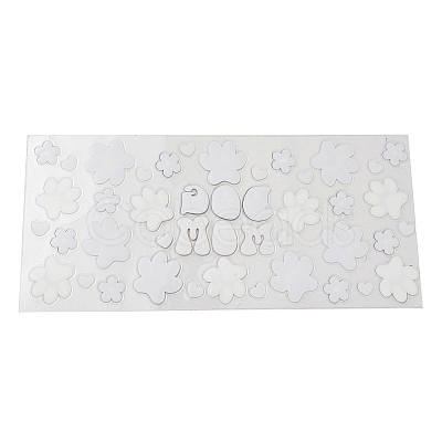 Clear Film Rub on Transfer Stickers for Glass Cups STIC-P009-G04-1