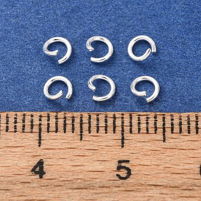 Brass Open Jump Rings KK-G604-08S-08-1