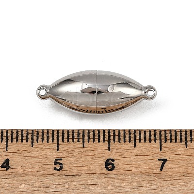 304 Stainless Steel Magnetic Clasps Hand Polished STAS-C127-14P-1