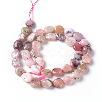 Natural Pink Opal Beads Strands G-L493-13A-1