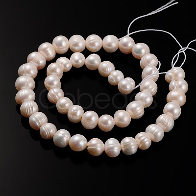 Natural Cultured Freshwater Pearl Beads Strands PEAR-E002-39-01-1