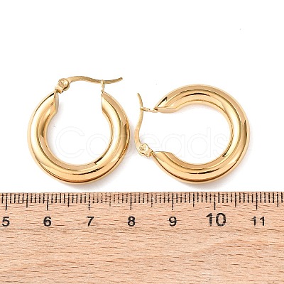 304 Stainless Steel Hoop Earrings EJEW-G458-02G-1