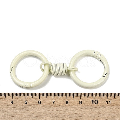 Alloy Spring Gate Clasps PALLOY-Q009-01B-1