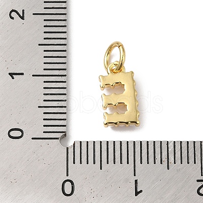 Rack Plating Brass with ABS Plastic Imitation Pearl Charms KK-B092-30E-G-1