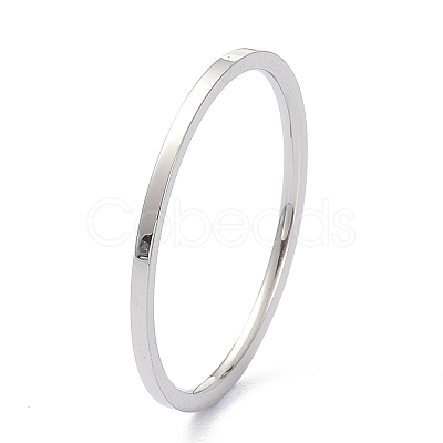 Non-Tarnish 1mm Polished Plain Dome Finger Ring for Girl Women RJEW-C012-02G-P-1