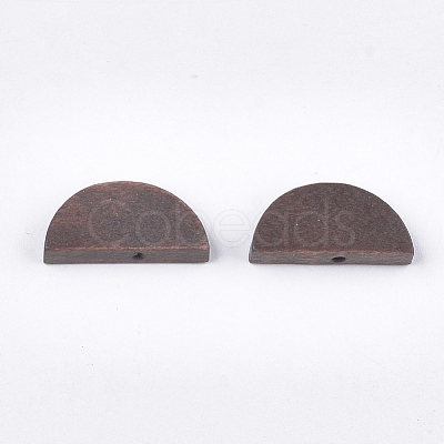 Painted Natural Wood Beads WOOD-T021-05A-03-1