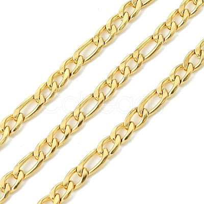 10M Ion Plating(IP) 304 Stainless Steel Figaro Chains CHS-G035-02B-G-1