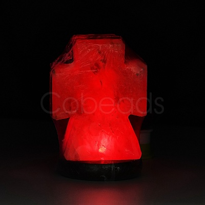 USB Natural Himalayan Rock Salt Lamp DJEW-P002-02D-1