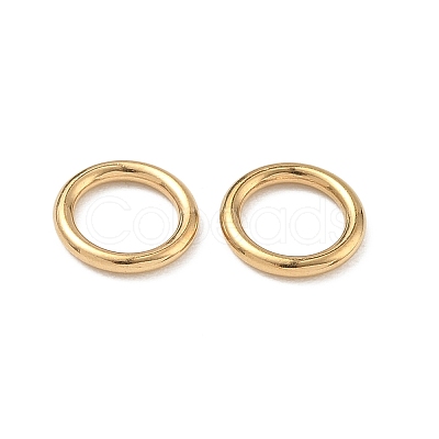 Ion Plating(IP) 304 Stainless Steel Closed Jump Rings STAS-G393-06G-02-1