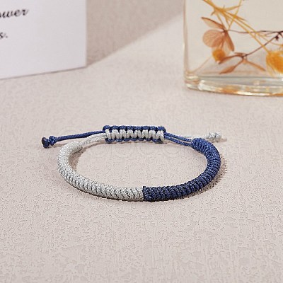 Nylon Threads Braided Bracelet BJEW-SW00058-2-1