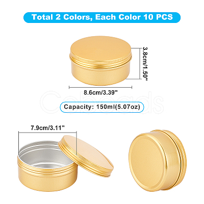 Round Aluminium Tin Cans CON-PH0001-96-1