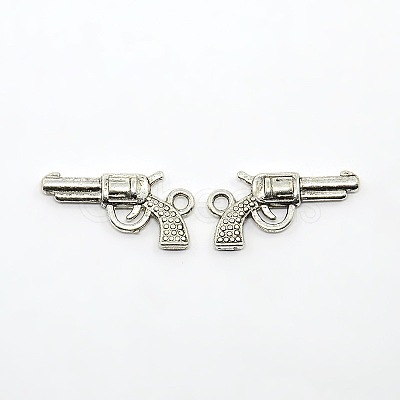 Zinc Alloy Gun Necklace Pendant X-EA9073Y-1