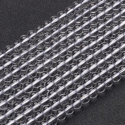 Synthetic Quartz Crystal Beads Strands GSR6mmA039-1-1