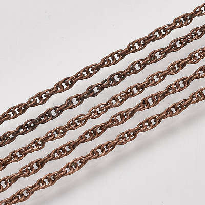 Soldered Brass Covered Iron Rope Chains CH-S125-07B-R-1