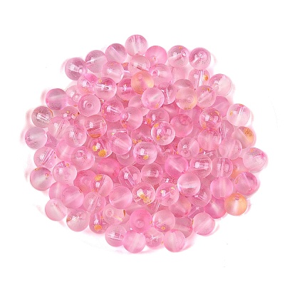 Frosted Baking Paint Glass Beads LS-DGLA-N005-8mm-03-1