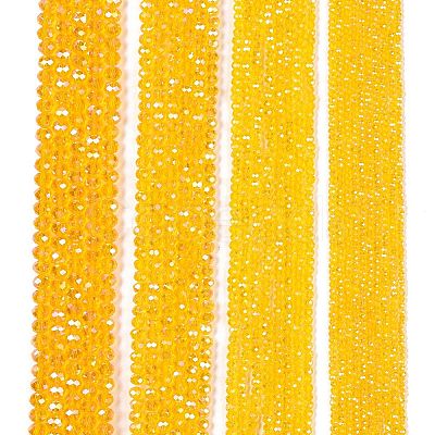 Electroplate Glass Beads Strands EGLA-A044-T6mm-B05-1