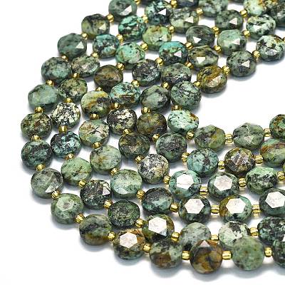 Natural African Turquoise(Jasper) Beads Strands G-C116-A154-01-1